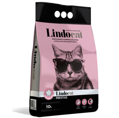 LindoCat Prestige Hijyenik Topaklaşan Baby Powder İnce Taneli Kedi Kumu 10 Lt - 1