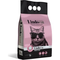 LindoCat Prestige Hijyenik Topaklaşan Baby Powder İnce Taneli Kedi Kumu 5 Lt - Lindo Cat