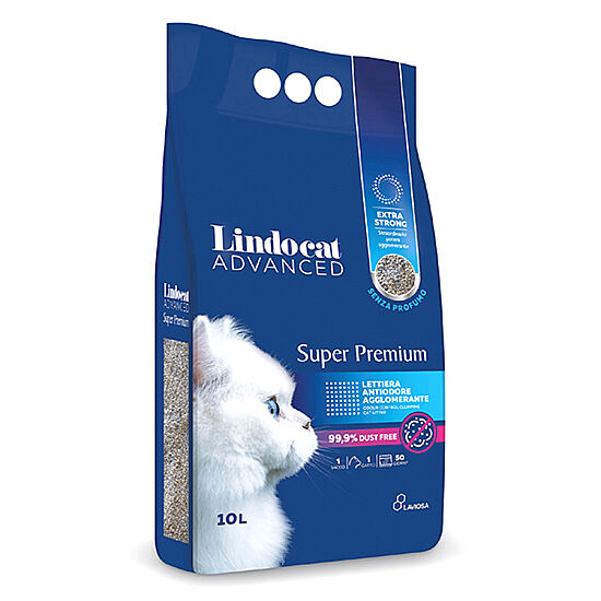 Lindocat Super Premium Extra Güçlü Topaklanan Kokusuz Kedi Kumu 10 Lt x 2 Adet - 2
