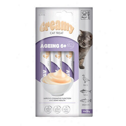 M-Pet - M-Pets Ageing 6+ Eklem Sağlığı Creamy Kedi Ödülü 4x15 Gr