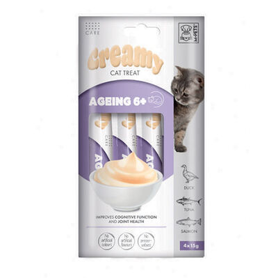 M-Pets Ageing 6+ Eklem Sağlığı Creamy Kedi Ödülü 4x15 Gr - 1