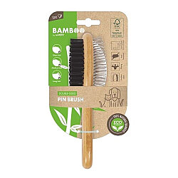 M-Pets Bamboo Çift Taraflı Fırça - 1