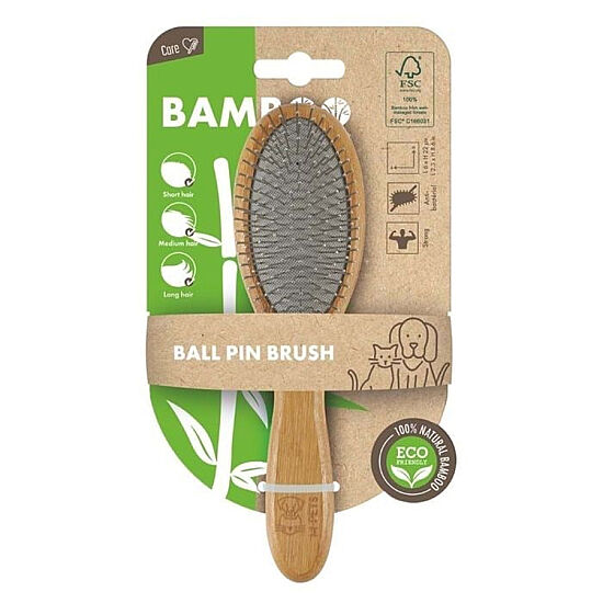 M-Pets Bamboo Tek Taraflı Fırça - 1