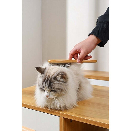 M-Pets Bamboo Tek Taraflı Fırça - 2