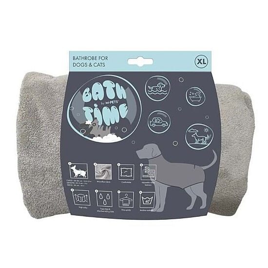 M-Pets Bath Time Köpekler İçin Bornoz - X-Large - 1