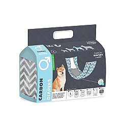 M-Pets Carbonlu Diapers Erkek Köpek Külot - Large - M-Pets