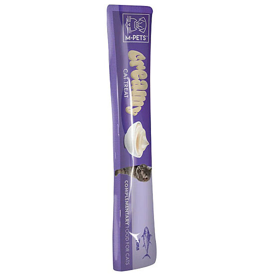 M-Pets Creamy Ton Balıklı Ek Besin ve Kedi Ödülü 4x15 Gr - 2