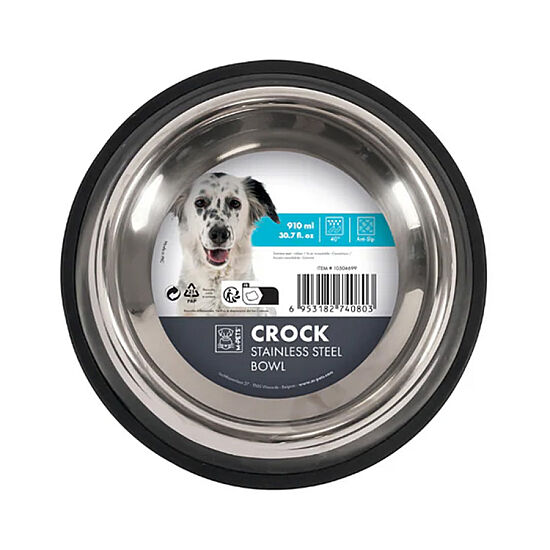 M-Pets Crock Paslanmaz Çelik Mama ve Su Kabı - Large - 1