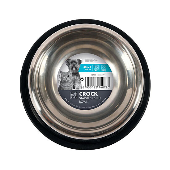 M-Pets Crock Paslanmaz Çelik Mama ve Su Kabı - Small - 1