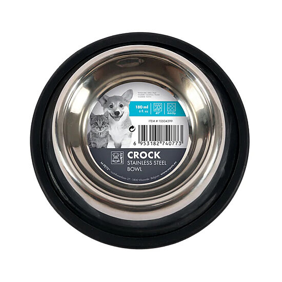 M-Pets Crock Paslanmaz Çelik Mama ve Su Kabı - XSmall - 1