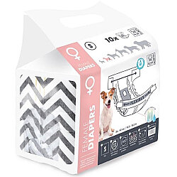 M-Pets Diapers Dişi Köpek Külot Small 10 lu Paket - M-Pets