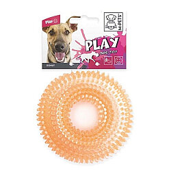 M-Pets Donut Köpek Oyuncağı 9 Cm - Turuncu - M-Pets