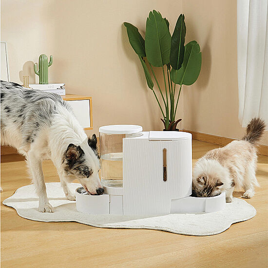 M-Pets Eco Duplo İki Hazneli Mama ve Su Kabı 3 Lt / 1,3 Kg - 5