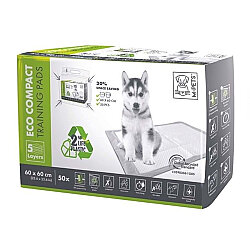 M-Pets Eco Köpek Çiş Eğitim Pedi 60 x 60 Cm 50'li Paket - M-Pets