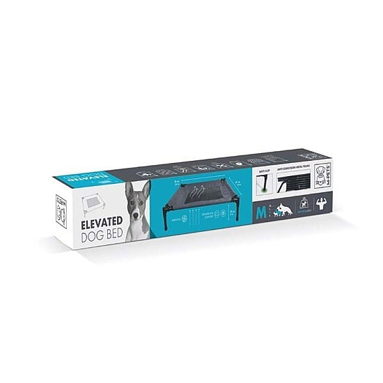 M-Pets Elevated Yükseltilmiş Kedi ve Köpek Yatağı - Medium - 1