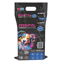 M-Pets Essential Karbonlu Yapışkanlı Köpek Çiş Eğitim Pedi 45 x 60 Cm 50'li Paket - M-Pets