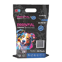 M-Pets Essential Karbonlu Yapışkanlı Köpek Çiş Eğitim Pedi 60 x 60 Cm 50'li Paket - M-Pets