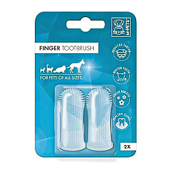 M-Pets Finger Silikon Parmak Diş Fırçası 2'li - M-Pets