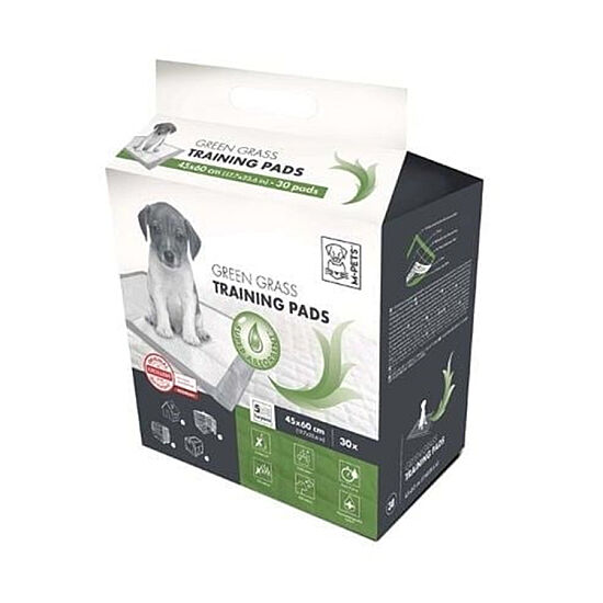 M-Pets Green Grass Köpek Çiş Eğitim Pedi 45 x 60 Cm 30'lu Paket - 1