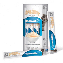 M-Pets Hairball Tüy Yumağı Kontrolü Creamy Kedi Ödülü 4x15 Gr - Thumbnail