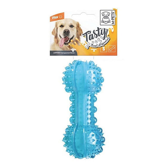 M-Pets Jupiter Ödül Hazneli Kauçuk Kemik Köpek Oyuncağı - Mavi - 1