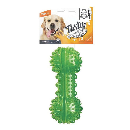 M-Pets Jupiter Ödül Hazneli Kauçuk Kemik Köpek Oyuncağı - Yeşil - 1