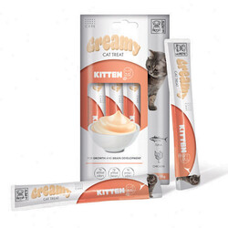 M-Pets Kitten Creamy Yavru Kedi Ödülü 4x15 Gr - Thumbnail