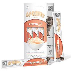 M-Pets Kitten Creamy Yavru Kedi Ödülü 4x15 Gr - M-Pets