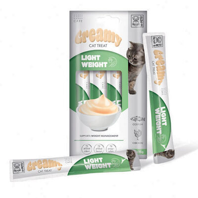 M-Pets Light Weight Kilo Kontrol Creamy Kedi Ödülü 4x15 Gr