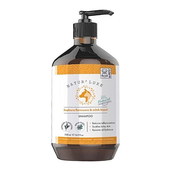 M-Pets Naturluxe Sophora ve Cadı Fındığı Köpek Şampuanı 500 ML - 1