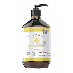 M-Pets Naturluxe Yulaflı ve Yeşil Çaylı Köpek Şampuanı 500 ML - M-Pets