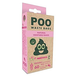 M-Pets Poo Dışkı Toplama Poşeti Gül Kokulu 15 Yaprak 4 Adet - M-Pets