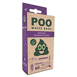 M-Pets Poo Dışkı Toplama Poşeti Lavanta Kokulu 15 Yaprak 4 Adet - M-Pets