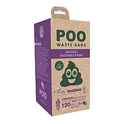 M-Pets Poo Dışkı Toplama Poşeti Lavanta Kokulu 15 Yaprak 8 Adet - M-Pets