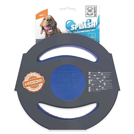 M-Pets Splash Friesbees Yüzen Köpek Frizbi Oyuncağı - Mavi - 2
