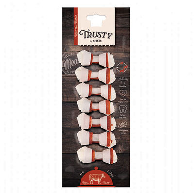 M-Pets Trusty Beef Düğümlü Kemik 7 li Paket 84 Gr - 1