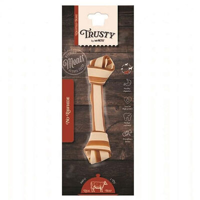 Resim M-Pets Trusty Beef Tatlı Patatesli Burgu Kemik 100 Gr 