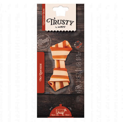 M-Pets Trusty Beef Tatlı Patatesli Düğümlü Kemik 50 Gr - 1