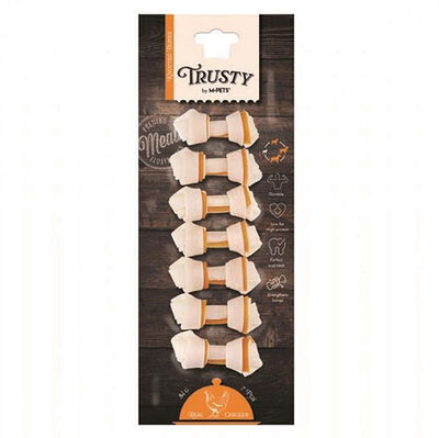 M-Pets Trusty Chicken Düğümlü Kemik 7 li Paket 84 Gr - 1