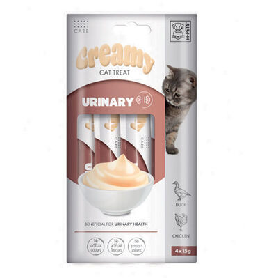 M-Pets Urinary İdrar Yolları Sağlığı Creamy Kedi Ödülü 4x15 Gr - 1