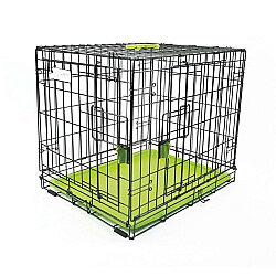 M-Pets Voyager İki Kapılı Köpek Kafesi 76x48x53 Cm - Medium - Yeşil - 2