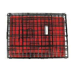 M-Pets Voyager İki Kapılı Köpek Kafesi 91x58x63 Cm - Large - Kırmızı - 4