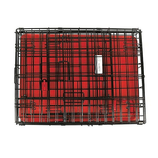 M-Pets Voyager İki Kapılı Köpek Kafesi 91x58x63 Cm - Large - Kırmızı - 4