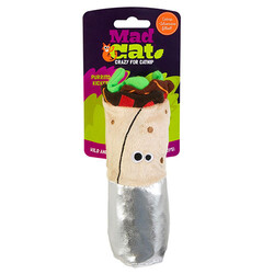 Mad Cat - Mad Cat Big Purrito Kicker Kedi Otlu ve Matatabili Kedi Oyuncağı