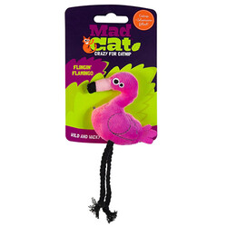 Mad Cat - Mad Cat Flingin Flamingo Kedi Otlu ve Matatabili Kedi Oyuncağı