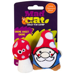 Mad Cat - Mad Cat Gnome Kedi Otlu ve Matatabili 2'li Kedi Oyuncağı