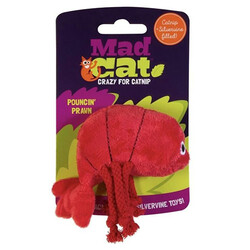 Mad Cat - Mad Cat Pouncin Prawn Kedi Otlu ve Matatabili Kedi Oyuncağı