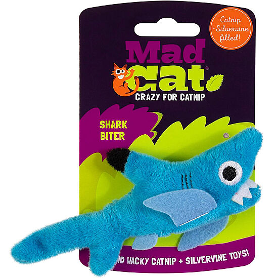 Mad Cat Shark Biter Kedi Otlu ve Matatabili Kedi Oyuncağı - 1