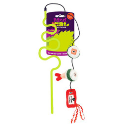 Mad Cat - Mad Cat Sushi Swatter Kedi Otlu ve Matatabili Oyuncaklı Kedi Oltası