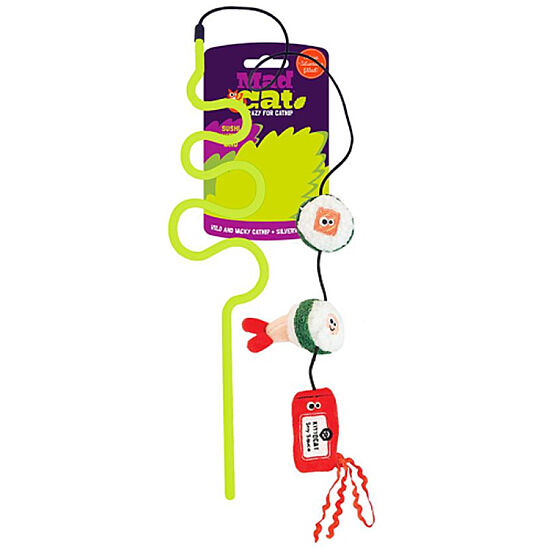 Mad Cat Sushi Swatter Kedi Otlu ve Matatabili Oyuncaklı Kedi Oltası - 1
